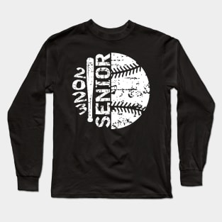 Senior 2023 Baseball Mom Long Sleeve T-Shirt